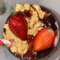 Vegan Strawberry Joy  at Dallas Burger Joint in Lisbon