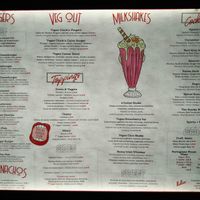 Menu at Dallas Burger Joint in Lisbon