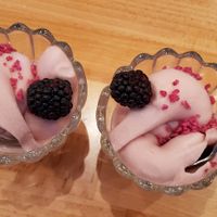 Vegan berry ice cream. Completely unique flavor and texture. at The Yasai - Convoy in San Diego