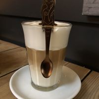 Caramel latte with almond milk at HoneyPie in Middelburg