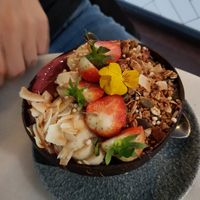 Acai bowl at Wolfox in Brighton