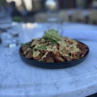 Potato tower:)  at Gracias Madre in Newport Beach