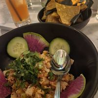 Palm heart ceviche. Super tasty! at Gracias Madre in Newport Beach