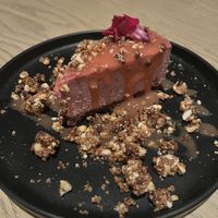 Guava cheesecake  at Gracias Madre in Newport Beach