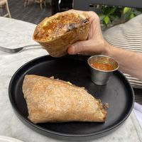 Breakfast burrito   at Gracias Madre in Newport Beach