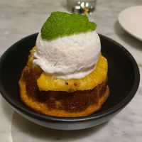 pineapple upside down cake   at Gracias Madre in Newport Beach