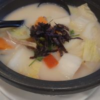 MORE LIKE SIGNATURE VEGETABLE MILK SOUP WHERE IS THE VEG FISH ONLY FOUND A FEW SMALL SLICES INSIDE HOW STINGY CAN U BE SMALL PORTION FOR $16.80 at Zi Zai Vegetarian 自在齋 - West Coast in West Singapore