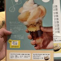 “Vegan” on the cover of the menu!  at Futaba Fruits Parlor in Nagoya
