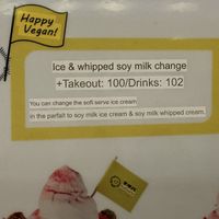 The ice cream translation   at Futaba Fruits Parlor in Nagoya