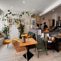 Café corner   at Cabane du 12 in Nice