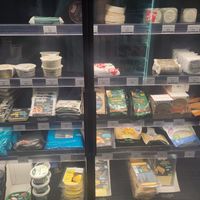 Vegan cheeses at Cabane du 12 in Nice