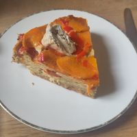 Sweet potato and brie tart at Cabane du 12 in Nice