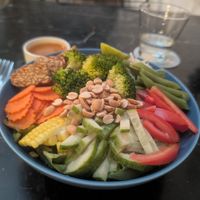 Tempeh gado gado salad at Broccoli Revolution - Charoenkrung in Bangkok
