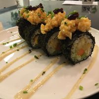 Sushi - deep fried nori which was yum! Wish they used sushi rice tho at Broccoli Revolution - Charoenkrung in Bangkok