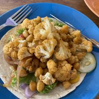 Cauliflower and chickpea Wrap   at Apple Tree Cafe in Phuket