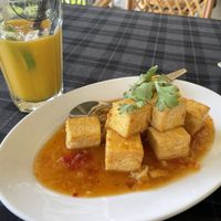 Sweet chilli sticky tofu  at Thai Me in Krabi