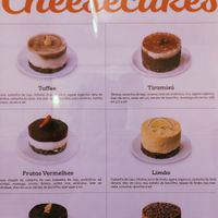 Cheesecakes veganas at Fontes in Rio De Janeiro