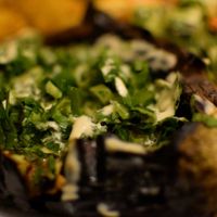 stuffed eggplant at Falafel Sababa in Berlin