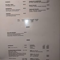 Menu 2 at Falafel Sababa in Berlin