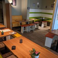 Inside of Falafel Sababa at Falafel Sababa in Berlin