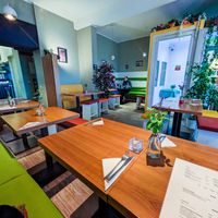 Inside of Falafel Sababa at Falafel Sababa in Berlin