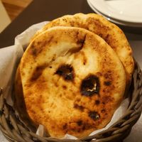 Homemadr pitas at Falafel Sababa in Berlin