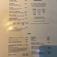 Menu January 2025 at Falafel Sababa in Berlin