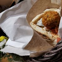 Delicious falafel! at Falafel Sababa in Berlin