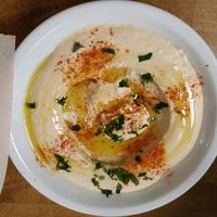 Hummus at Falafel Sababa in Berlin