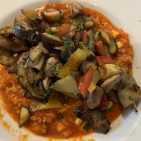 Tomato couscous with sautéed vegetables   at Seepferdchen in Zingst