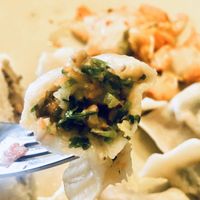 Vegan dumplings  at Sister Liu's Kitchen in Durham