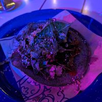 Seasonal taco at Nixta Taqueria in Austin