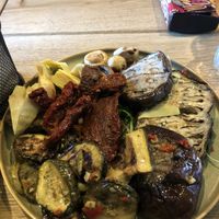 VeganAntipasti plate   at Pinsa Manufaktur in Stuttgart