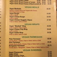 Lots of options  at Hylton Pizza in Sunderland