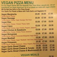 Good choice of pizzas.  at Hylton Pizza in Sunderland