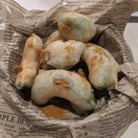 Avocado fritters at Tierra in Osaka