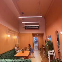 Inside of cafe  at Wild Souls in Athens