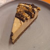Cheese cake, mainly from nuts at Wild Souls in Athens