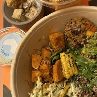 A Very interesting, healthy, delicious and nutritious Buddha bowl!  at Wild Souls in Athens