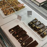 Snickers, Twix, nut bar at Wild Souls in Athens