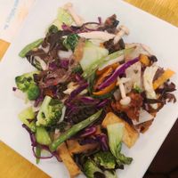 Fried glass noodles at Buddha Belly in Ninh Binh