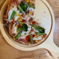 So Gymmy pizza for only 69k at Buddha Belly in Ninh Binh