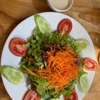 And fresh vegs salad  at Buddha Belly in Ninh Binh