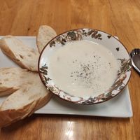 Mushroom soup #Veganuary at Buddha Belly in Ninh Binh