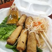 Spring rolls (take away) #Veganuary at Buddha Belly in Ninh Binh