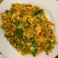 Fried Rice (no egg) #Veganuary at Buddha Belly in Ninh Binh