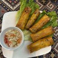 Fried spring rolls  at Buddha Belly in Ninh Binh