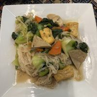 Rice noodles - bit bland  at Buddha Belly in Ninh Binh