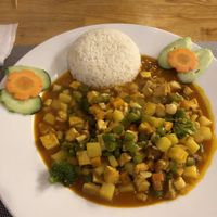 Curry of the day  at Buddha Belly in Ninh Binh