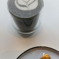 Black sesame latte at Soi & Co in Berlin